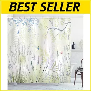 Bold Digital Printed Shower Curtain - Nature-Themed Water-Resistant Fabric, 84"L - Picture 1 of 6