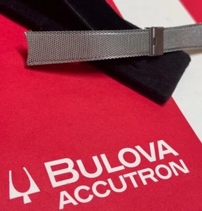 JB Champion USA Vintage Bulova Accutron Gr. 17,3mm Stahl NOS Armband 60er Jahre - Bild 1 von 10