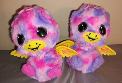 2 Hatchimal suprise Giraven Hatching Egg Twin Interactive Dragons Pink Purple - Image 1 of 4