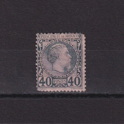 MÓNACO 1885, Sc#7, CV $85, Príncipe Carlos III, MH Foto 1 de 2