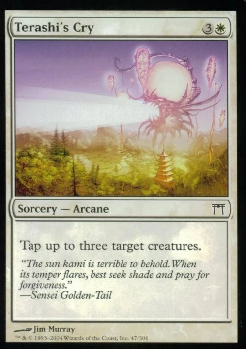 Terashi's Cry - Medium Play MTG Champions of Kamigawa - Image 1 of 1