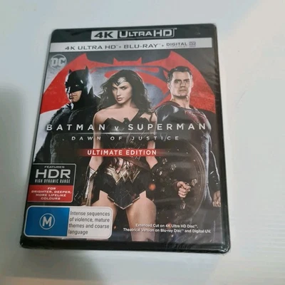 Batman V Superman Dawn Of Justice 4K Ultra HD Bluray Brand New & Sealed Action - Image 1 of 3
