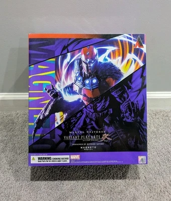 Figura Play Arts Kai Square Enix Magneto Completa con Caja + Soporte Variante Marvel Foto 1 de 4