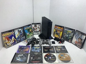 🔥Sony PlayStation 2 PS2 Fat Bundle 15 Games Ready To Plug & Play -All Tested - Picture 1 of 24