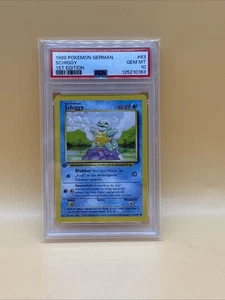 1999 Pokemon Squirtle #63 Common 1st First Edition German Base PSA 10 (gem mint) - Picture 1 of 2