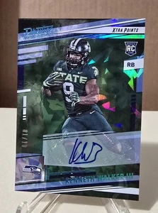 Panini Prestige Kenneth Walker III 2022 *novato azul hielo agrietado automático*/10 - Imagen 1 de 4