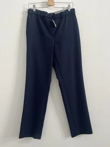 Pantalones de vestir Talbots 8 azul marino Cambridge tiro medio oficina profesional nuevos con etiquetas - Imagen 1 de 7