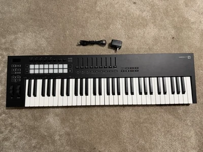 Novation Launchkey MK3 61-Key Midi Keyboard Controller with Arpeggiator Black - Image 1 of 4