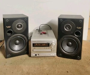Onkyo CD Receiver CR-185X Compact Stereo Vintage Boxen Onkyo D-062A FM Radio - Bild 1 von 8