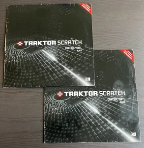 2 x TRAKTOR SCRATCH - CONTROL VINYL BLACK - NATIVE INSTRUMENTS - MK1 - RARE VGC - Picture 1 of 5