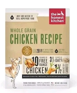 The Honest Kitchen Dehydrated Whole Grain Chicken Recipe Dog Food, 4 lbs. - Picture 1 of 3