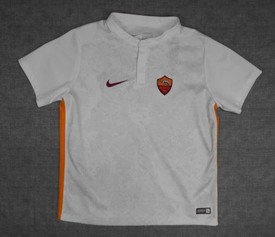 Nike YOUTH Boys (7/8) AS Roma Soccer Club Calcio White Jersey Size XL - Image 1 of 4
