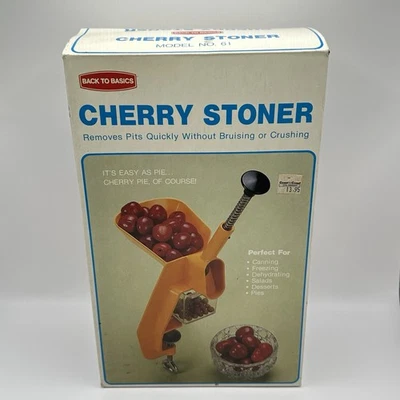 Vintage - Back to Basics Cherry Stoner Remover Model #61 Complete - Image 1 of 3