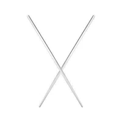  Essstäbchen aus Edelstahl, tragbar, wiederverwendbar, für Outdoor-Touren und - Bild 1 von 4