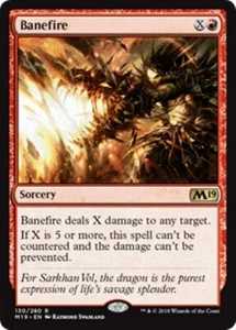MTG - BANEFIRE - M19/Core Set 2019 (R) - Picture 1 of 1