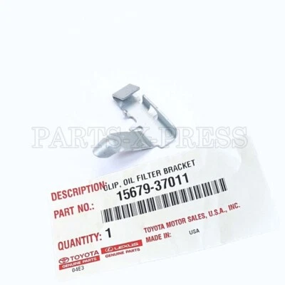 15679-37011 GENUINE OEM TOYOTA  LEXUS  SCION  OIL FILTER CLIP HIGHLANDER SEQUOIA - Image 1 of 4