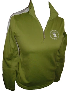 Olympic Games Vancouver 2010 Elevate Women's Green Long sleeve Pullover Size XS - Picture 1 of 4