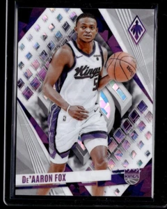 2023-24 Panini Phoenix De'Aaron Fox/125 White Cracked Ice Kings - Imagen 1 de 2
