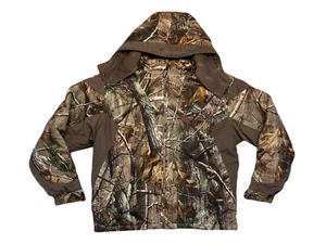 ROCKY Brown Warm REALTREE INSULATED HUNTING JACKET Camo FIshing Coat Men L - Picture 1 of 10