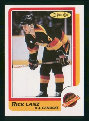 RICK LANZ 1986-87 O-PEE-CHEE 86-87 NO 179 NRMINT+         22964 - Image 1 of 2