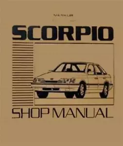 1988 1989 Merkur Scorpio Shop Service Repair Manual - Picture 1 of 1