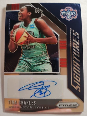 2020 Prizm WNBA Tina Charles Signature Auto - Image 1 of 2