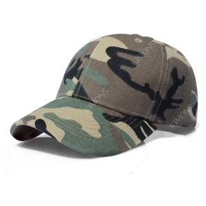 Plain Baseball Cap Solid Color Blank Army Hat Ball Men Women Hook-N-Loop VC wool - Picture 1 of 51