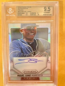 2014 Panini Prizm MIGUEL SANO  PRIZM  AUTO BGS 9.5/10 GEM MINT - Picture 1 of 2