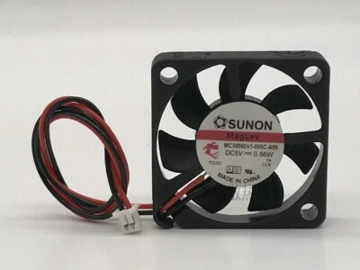 Sunon MC30060V1-000C-A99 DC5V 0.56W 30x30x6MM 3cm 30mm Cooling fan 2pin - Image 1 of 3