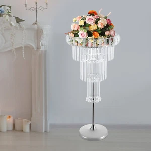 Soporte de flores transparentes de 4 niveles para boda fiesta soporte de flores decoración de bodas - Imagen 1 de 19