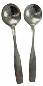 ONEIDA LTD Silversmiths Soup Spoon Lot of 2 Vintage - Picture 1 of 12
