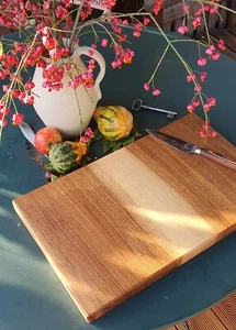 Schneidebrett, Küchenbrett, Servierbrett europ. Walnussbaum 46 x 28,5 x 3,1 cm - Bild 1 von 2