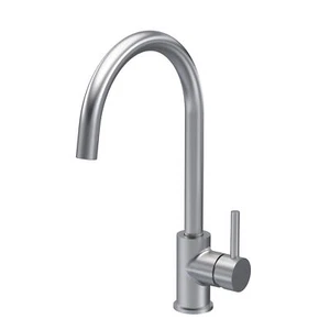 Nuie Lachen Mono Kitchen Sink Mixer Tap Single Lever Handle - Brushed Nickel - Picture 1 of 2