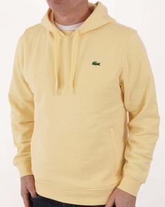 Hombre Sudadera unisex de felpa de algodón ecológico con capucha Beige | Sudaderas  Lacoste « Extrabalon