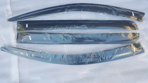 Triton MQ 15+ Dual Cab Weather Shields Visors Weathershields 4pcs Tinted - Picture 1 of 3