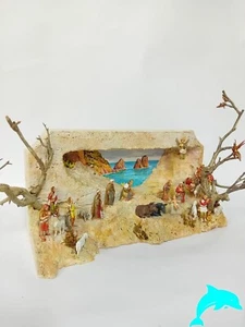 PRESEPINO IN MARMO TRAVERTINO CON PASTORI LANDI SCONTO 10% - Foto 1 di 15