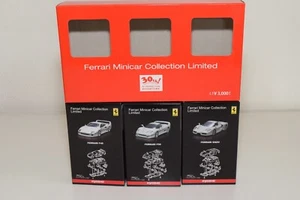 V 1:64 KYOSHO 30TH ANNIVERSARY SET FERRARI F40 F50 ENZO WHITE MINT BOXED LIMITED - Picture 1 of 2