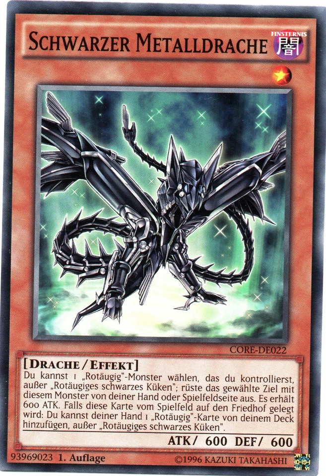 CORE-DE022 Schwarzer Metalldrache 1 Aufl. aus Clash of Rebellions - Bild 1 von 1