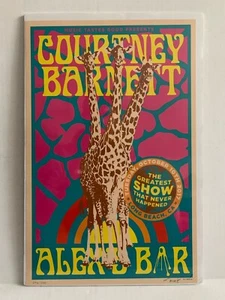 Original Courtney Barnett 11"x17" Poster Secret House Show signiert ARENS nummeriert - Bild 1 von 5