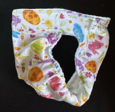 Female Dog Puppy Pet Diaper Washable Pant Sanitary Underwear EASTER BUNNIES XXXS - Image 1 of 4