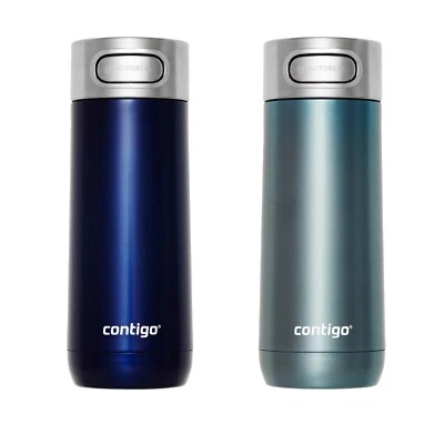 Contigo Luxe 14 oz Travel Mug, 2 pk Monaco / Cotton Candy