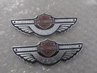 Harley Davidson 100th Aluminum Emblem Badge Pair
