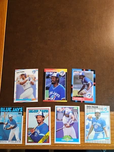 CECIL FELDER - **Lot of 7 Different (1 RC)** - Blue Jays - (All NRMT - MINT) - Bild 1 von 1