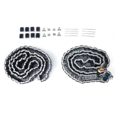 Metal Tracks 1 Pair for Heng Long 1/16 RC Tanks 3908 Abrams 3918 Challenger II - Image 1 of 4