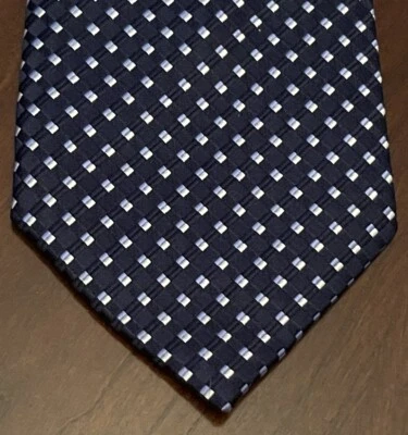 Corbata Jones New York azul 100 % seda para hombre hecha en China Foto 1 de 4