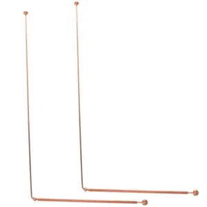 2 piezas varillas de radiestesia de cobre para caza del tesoro y adivinación del agua - Imagen 1 de 12