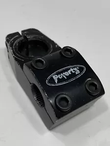 Poverty 1-1/8" Threadless BMX Stem Black Mid School Dan's Comp S&M Haro GT DK - Picture 1 of 8