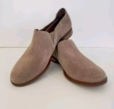 Bjorndal Gail Brown Suede Comfort Slip On Loafers Perforated Women’s Size 8 - Image 1 of 4