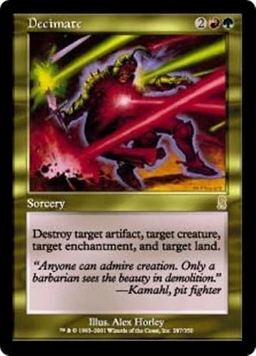 MTG - DECIMATE - Odyssey (R) - Image 1 of 1