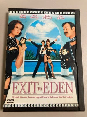 EXIT TO EDEN (DVD 1994) OOP HBO bdsm sex comedy Dan Akroyd DANA DELANY Anne Rice - Image 1 of 4